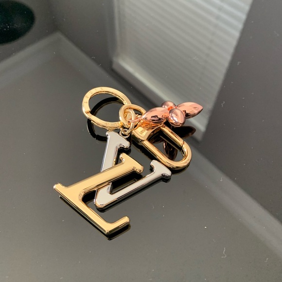 Louis Vuitton Accessories - New Louis Vuitton Initial & Flower Bag Key Charm